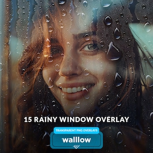 Raindrops on the Window photo Overlays Window raindrops Transparent PNG photoshop overlay, rainy window overlay, water drops on glass effect