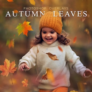 100 Herbstlaub Overlays, Herbst PNG Blatt Photoshop Overlays, Herbst Digital Scrapbooking Clipart, fallende Ahornblätter Fotografie Overlay