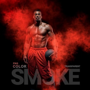 40 Color Smoke Overlays | Transparent PNG files | Color Fog overlays | Color Dust Smoke for Photo Editing & Creative Design | Sports Overlay