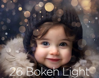 Christmas Bokeh PNG Overlays, Bokeh lights photoshop overlay, Gold bokeh, sparkle Light bokeh, light leaks overlay, twinkling lights effect