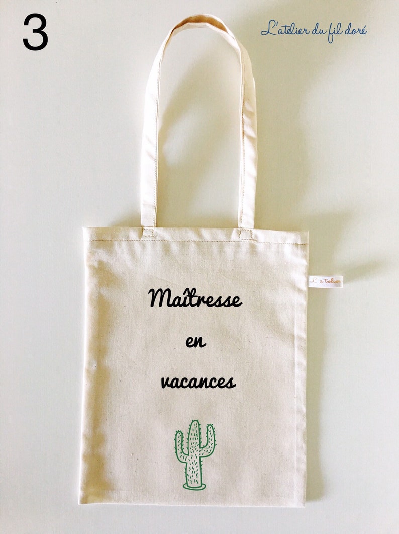 Tote bag teacher