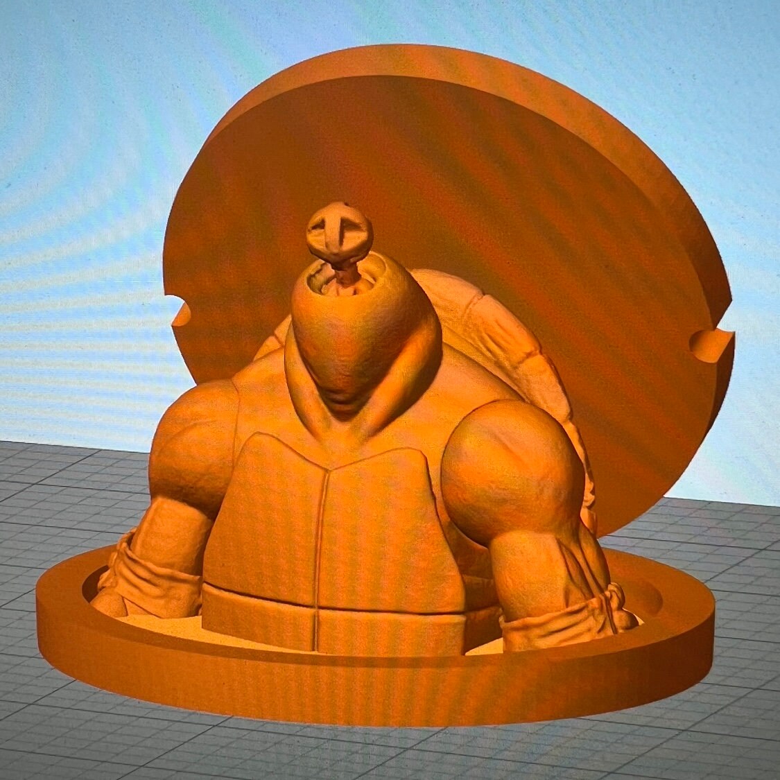 Fanart TMNT Donatello Triumphant Statue 3D model 3D printable