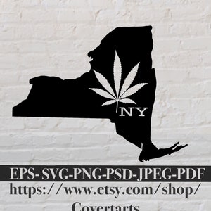 Ny weed svg, New York weed, 420, png, jpeg, psd, eps, pdf