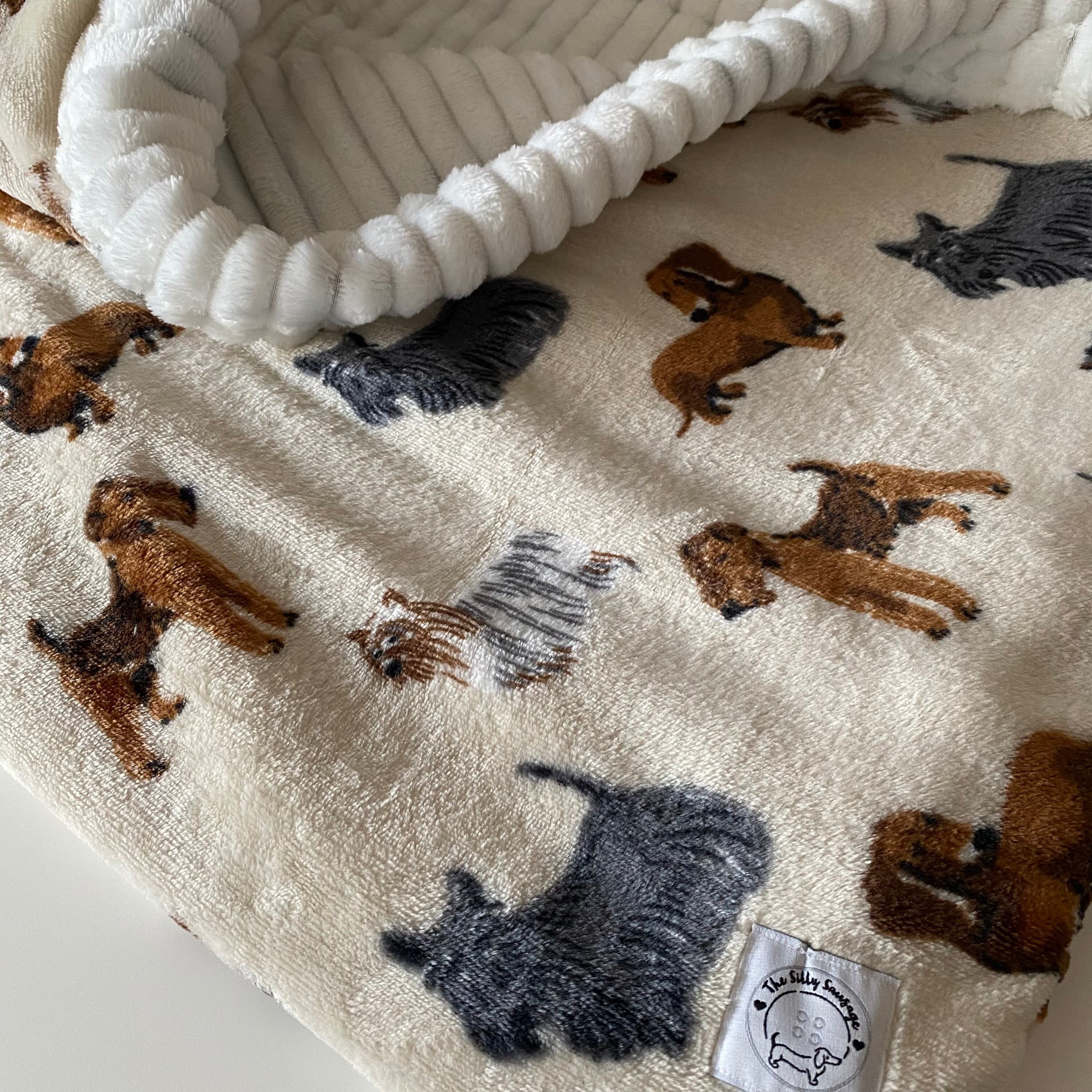 Silly Sausage Fleece Snuggle Sack Blanket Dogs Cats Pets - Etsy UK