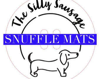 Silly Sausage Fleece Snuffle Mat Enrichment for your Dog Cat Pet