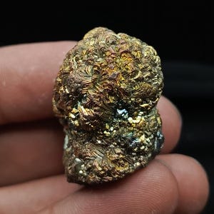 48 GM Unusual Rainbow Pyrite Crystal Cluster, Crystal, Minerals, Crystal, Size 30*26*25 mm Natural Rainbow Multi Shades Pyrite Crystal