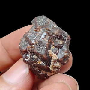 26 Grams Beautiful Etched Andradite Garnet Crystal Measuring 33*27*22 mm Natural Red Andradite Garnet Crystal, Garnet, Raw Crystal, Pakistan