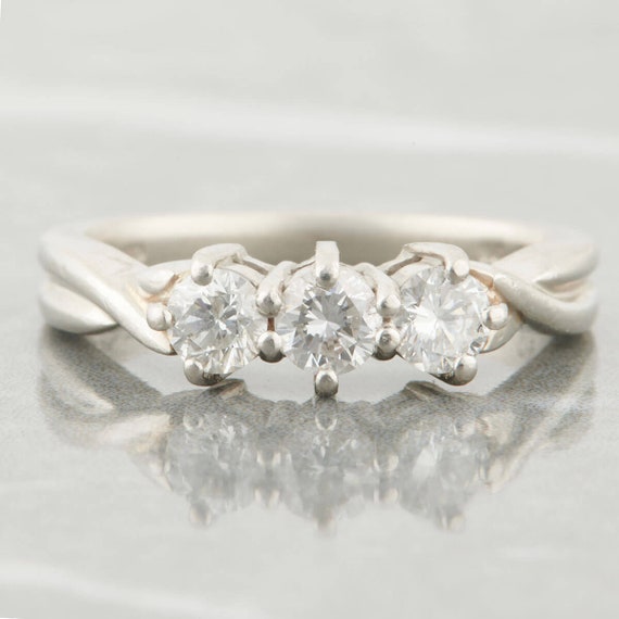 FINAL SALE - Three Stone Vintage Ring