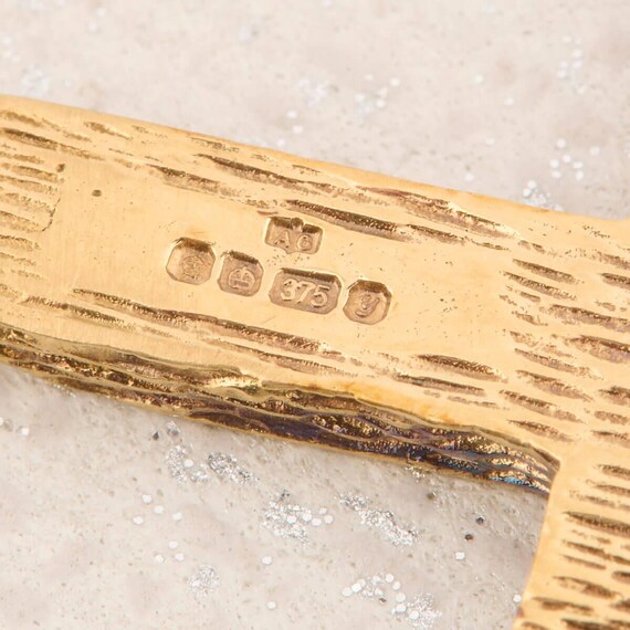 Second Hand 9ct Gold Scrollwork Cross Pendant |  … - image 6