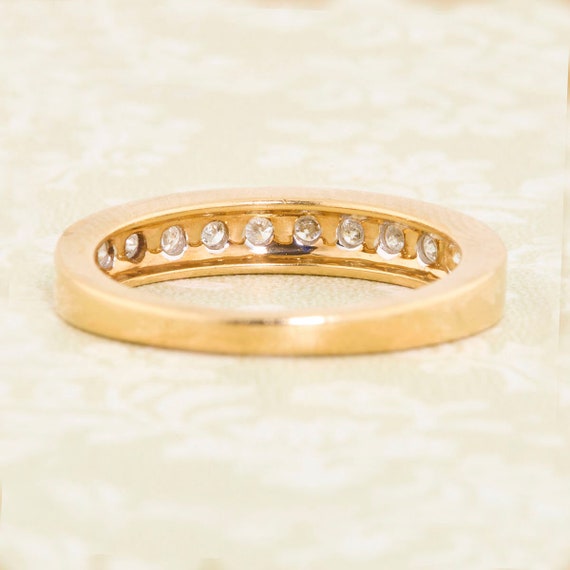 9ct Gold Diamond Channel Set Eternity Ring - image 5