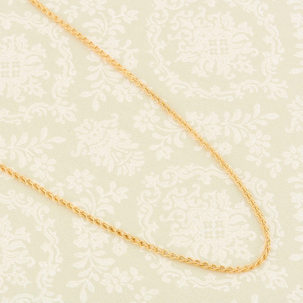 18ct Gold 20” Ladder Chain Necklace
