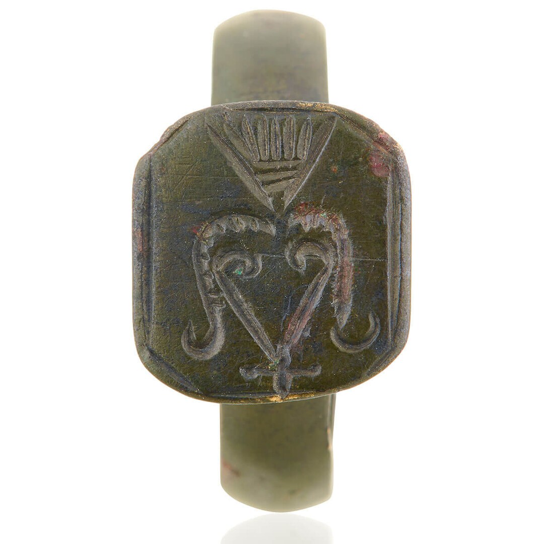 Tudor Period Bronze Signet Ring With Fleur de lis Etsy