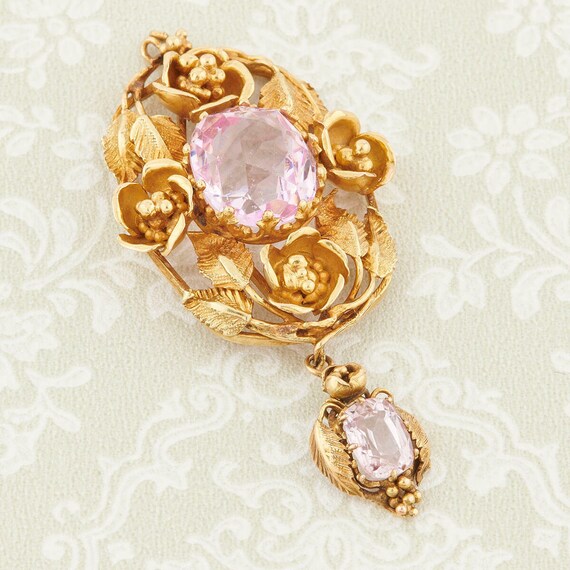 Yellow gold 2024 tourmaline pendant