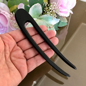 Horquilla para el cabello, Horquilla para el cabello de mano, Horquilla de madera para el cabello, Accesorios para el cabello, Regalo para ella
