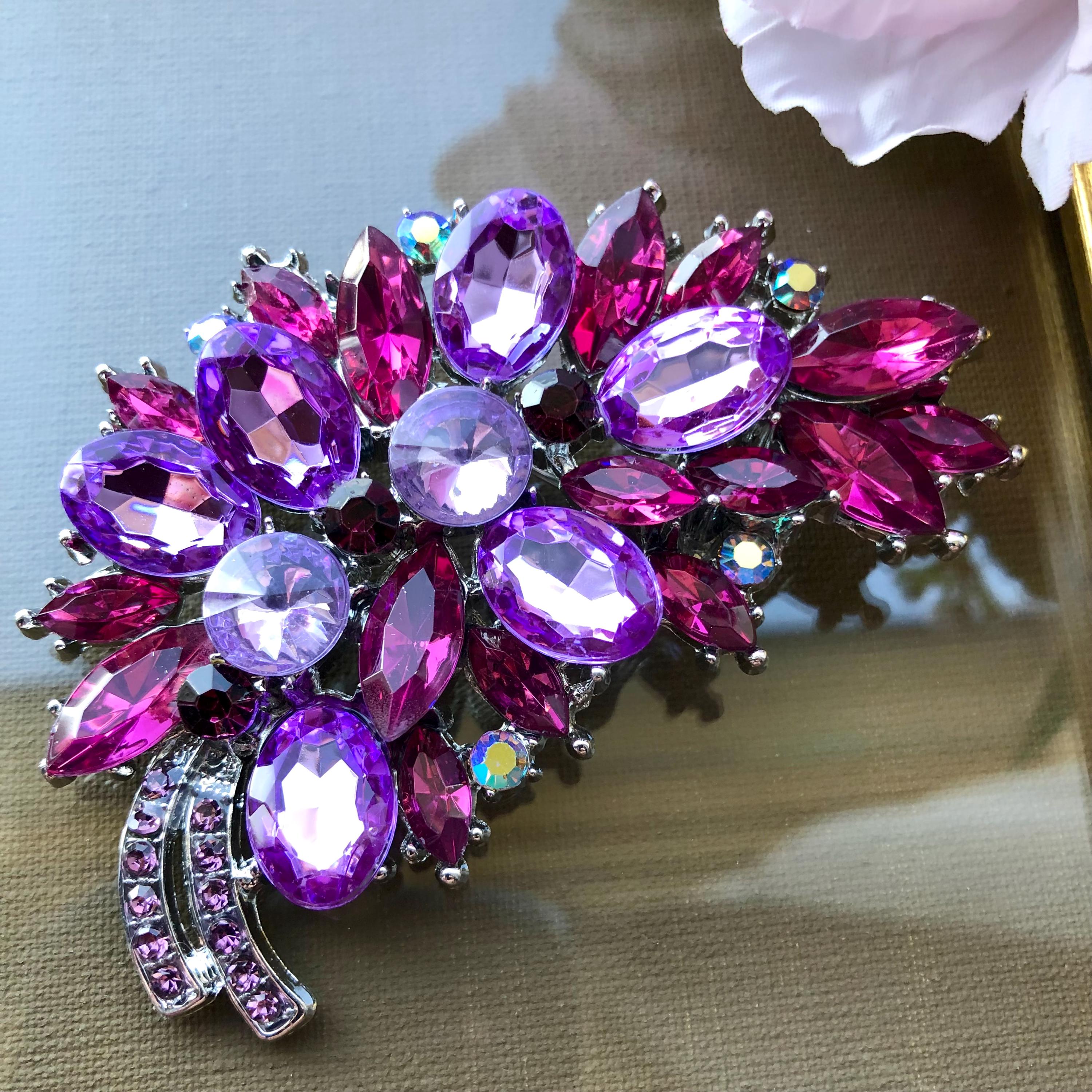 Fleur Coquelicot/broche - Tissus Des Ursules