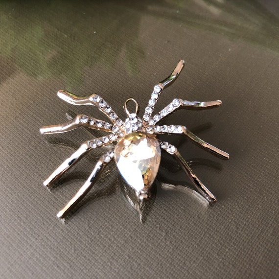 Spider Brooch or PENDANT, Spider Jewelry, Spider J