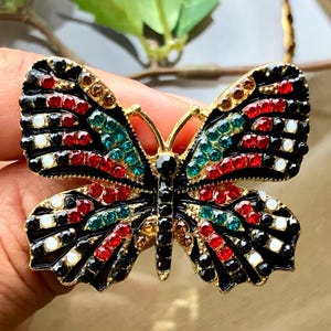 Butterfly Brooch Pin | Butterfly Jewelry Gift for Her | Insect Brooch, Statement Jewellery, Nature Lover Gift