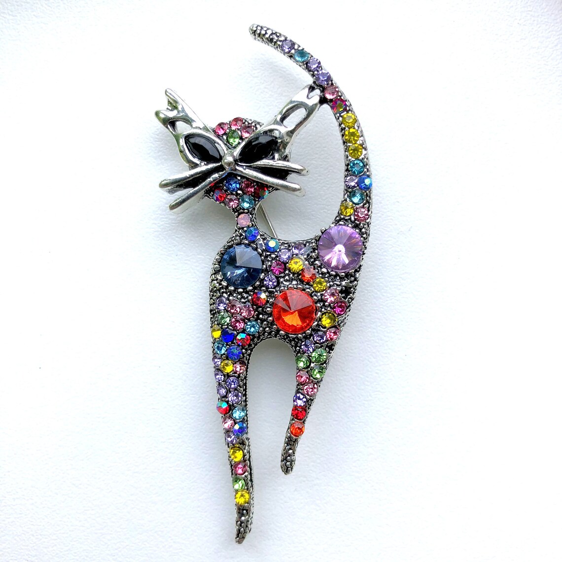 Cat Brooch Pin Pendant Cat Brooch Cat Pin Cat Gift Cat Etsy