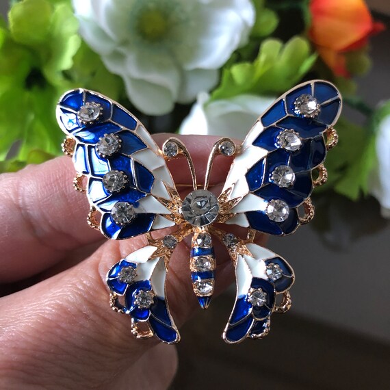 Butterfly Brooch Pin or Pendant Butterfly Jewellery Butterfly Jewelry Butterfly Gift Crystal Butterfly Brooch Etsy UK