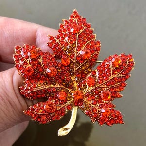 Ahornblatt Brosche, Blatt Brosche, Ahornblatt Brosche, Herbst Blatt Schmuck Brosche, Blatt Schmuck, Blatt Brosche, Blatt Schalnadel