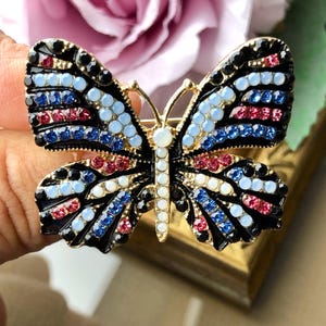Butterfly Brooch Pin | Butterfly Jewelry Gift for Her | Insect Brooch, Statement Jewellery, Nature Lover Gift
