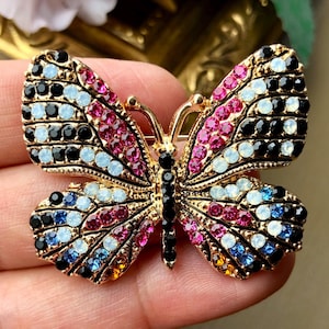 Butterfly Brooch Pin | Butterfly Jewelry Gift for Her | Insect Brooch, Statement Jewellery, Nature Lover Gift