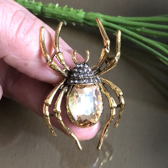 Spider Brooch or PENDANT, Spider Jewelry, Spider J