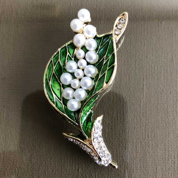 Spilla Fiore Smalto Perla Camelia Moda Per Donna Cappotto Da Donna Corpetto Bottone Pin Gioielli Regalo Accessori Da Sposa - Foto 5