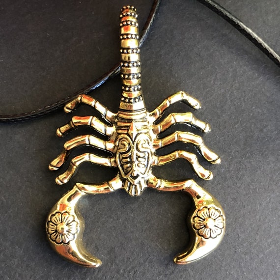 Scorpio Jewelry, Scorpion Pendant, Scorpio Neckla… - image 1