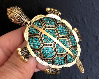 Big Tortoise Brooch or Pendant, Turtle Brooch Pin, Turtle Brooch, Tortoise Gift, Tortoise Jewellery, Tortoise Jewelry, Turtle Gift