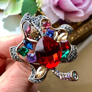 Ahornblatt Brosche, Kristall Blatt Brosche, Ahornblatt Brosche, Herbst Blatt Schmuck Brosche, Blatt Schmuck, Blatt Brosche, Blatt Schalnadel