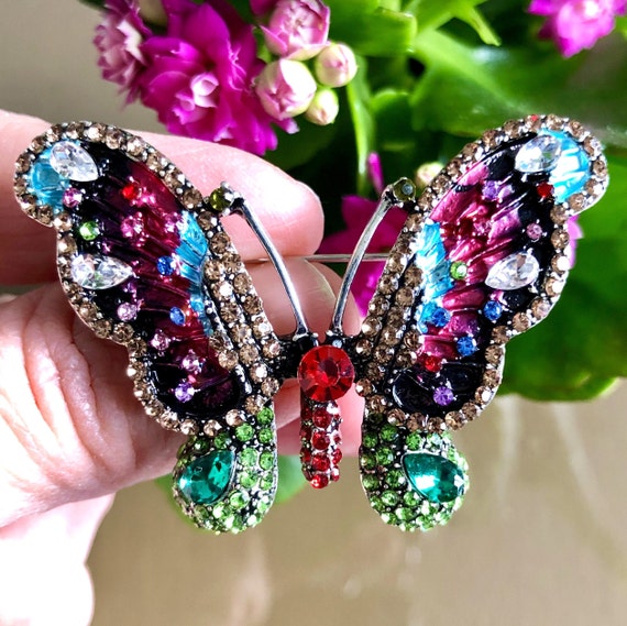 Butterfly Brooch Pin Butterfly Jewellery Butterfly Jewelry