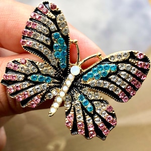 Butterfly Brooch Pin | Butterfly Jewelry Gift for Her | Insect Brooch, Statement Jewellery, Nature Lover Gift