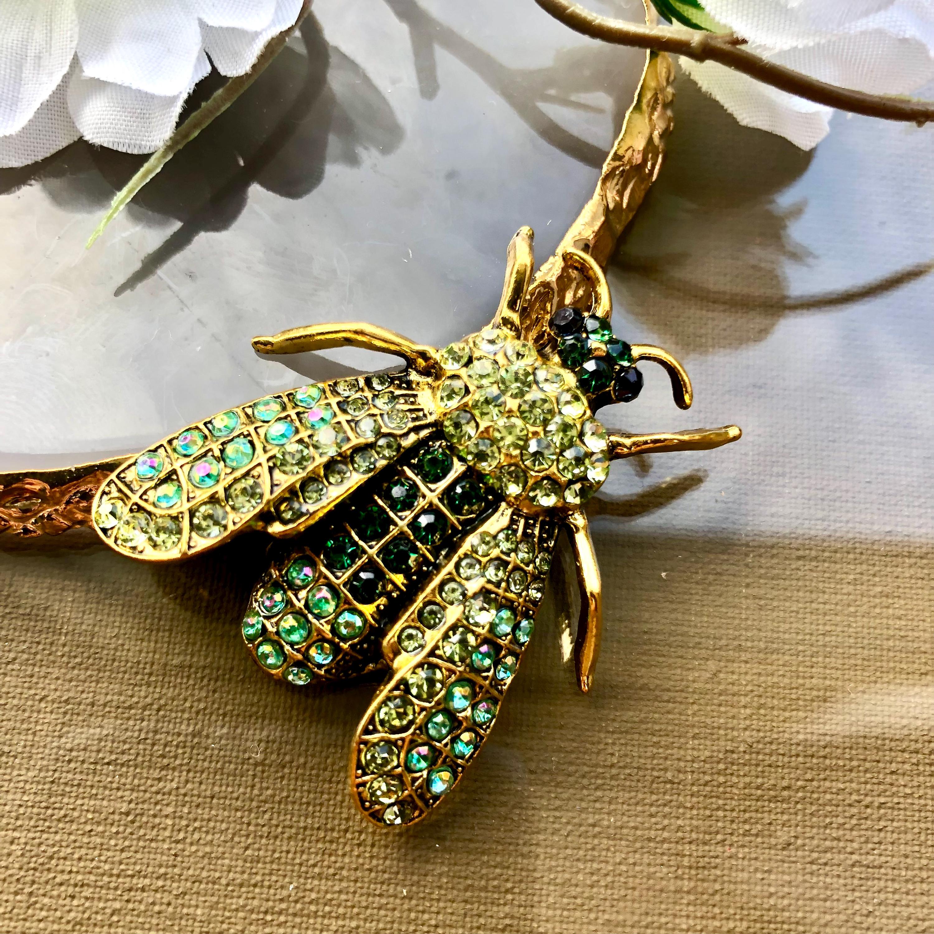 Bee Brooch Pin, Honey Bee Rhinestone Pins Vintage Crystal Bee Brooch Insect Themed Bee Lapel Pins Stylish Accessories For Women Men Party Dating - View #6