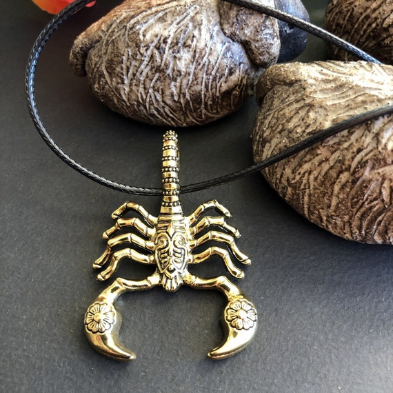 Scorpio Jewelry, Scorpion Pendant, Scorpio Neckla… - image 3