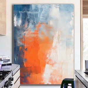 Large Acrylic Painting Painting Fire Painting Office Painting Texture Art Abstract Original Painting On Canvas Wall Painting Fire Wall Art