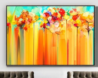 Flowers Painting / Extra Large Oil painting / Large Original Abstract Oil Painting / Contemporary Art / Oversize Large Wall Art Decor