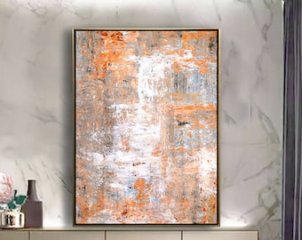 Beige Painting / Extra Large Wall Art / Large Original Abstract Oil Painting / Contemporary Art / Oversize Large Wall Art Decor
