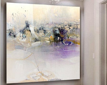 Large Abstract Painting Original / Extra Large Wall Art / Hand-painted Large Wall Art Decor/ Black White Oil painting / Large Canvas Art