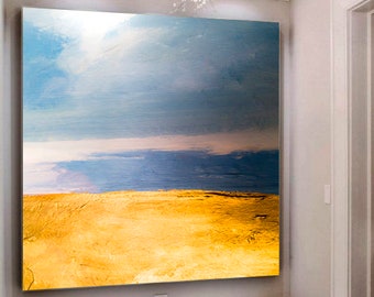 Sunset painting / Extra Large Wall Art / Abstract Painting / Seascape Painting / Large Canvas Art / Paintings On Canvas / Oil Painting