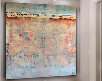 Extra Large Wall Art / Large Original Abstract Painting / Brown painting / Bronze Painting / Large Canvas Art / Paintings On Canvas