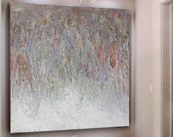 Extra Large Wall Art / Large Original Abstract Painting / Brown painting / Gray Painting / Large Canvas Art / Paintings On Canvas