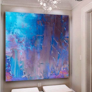 Blue Painting / Seascape Painting / Large Original Abstract Painting / Landscape Painting / Oversize Painting / Ocean Painting, Oil Painting