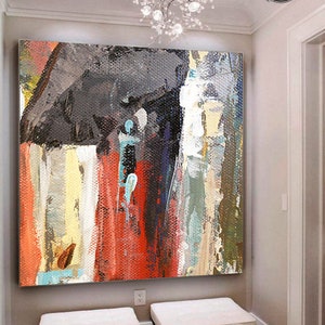 Large Original Abstract Oil Painting / Sunset Painting / Colorful Acrylic Canvas Art / Oversize Oil Painting / Contemporary Art / Wall Art