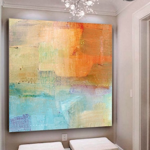 Large Painting On Canvas Original Wall Art Beige Painting Bronze Painting Contemporary Art Original Painting Canvas Abstract Room Decor