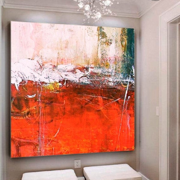 Large Original Abstract Oil Painting / Contemporary Art / Hand-painted Large Wall Art Decor/ Extra Large Oil painting / Large Canvas Art