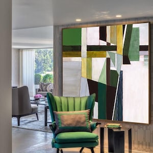Extra Large Painting / Oversize Abstract Painting / Oil Abstract Painting / Large Original Abstract Art / Geometric Canvas Art / Nature Art