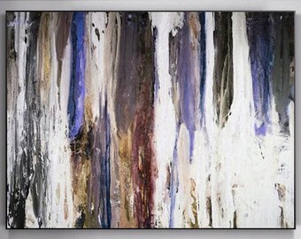 Gran pintura abstracta única pintura texturizada moderna pinturas acrílicas abstractas sobre lienzo obras de arte abstractas originales abstractas creativas
