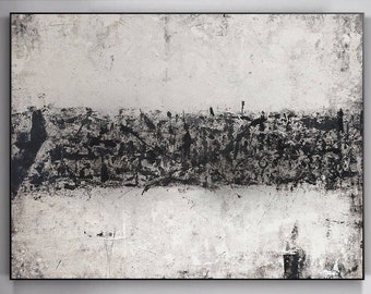Extra Large Black White Wall Art Large Abstract Painting Original White painting Black Painting Modern Canvas Art White Paintings On Canvas