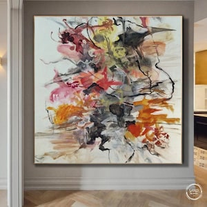 Extra Large Painting / Oversize Abstract Painting / Oil Abstract Painting / Large Original Abstract Art / Colorful Canvas Art / Nature Art